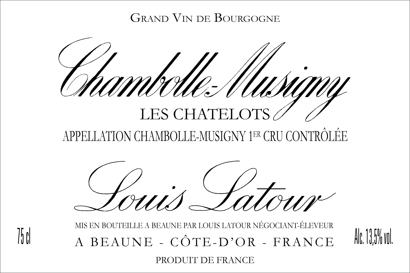 Chambolle-Musigny 1er Cru 
