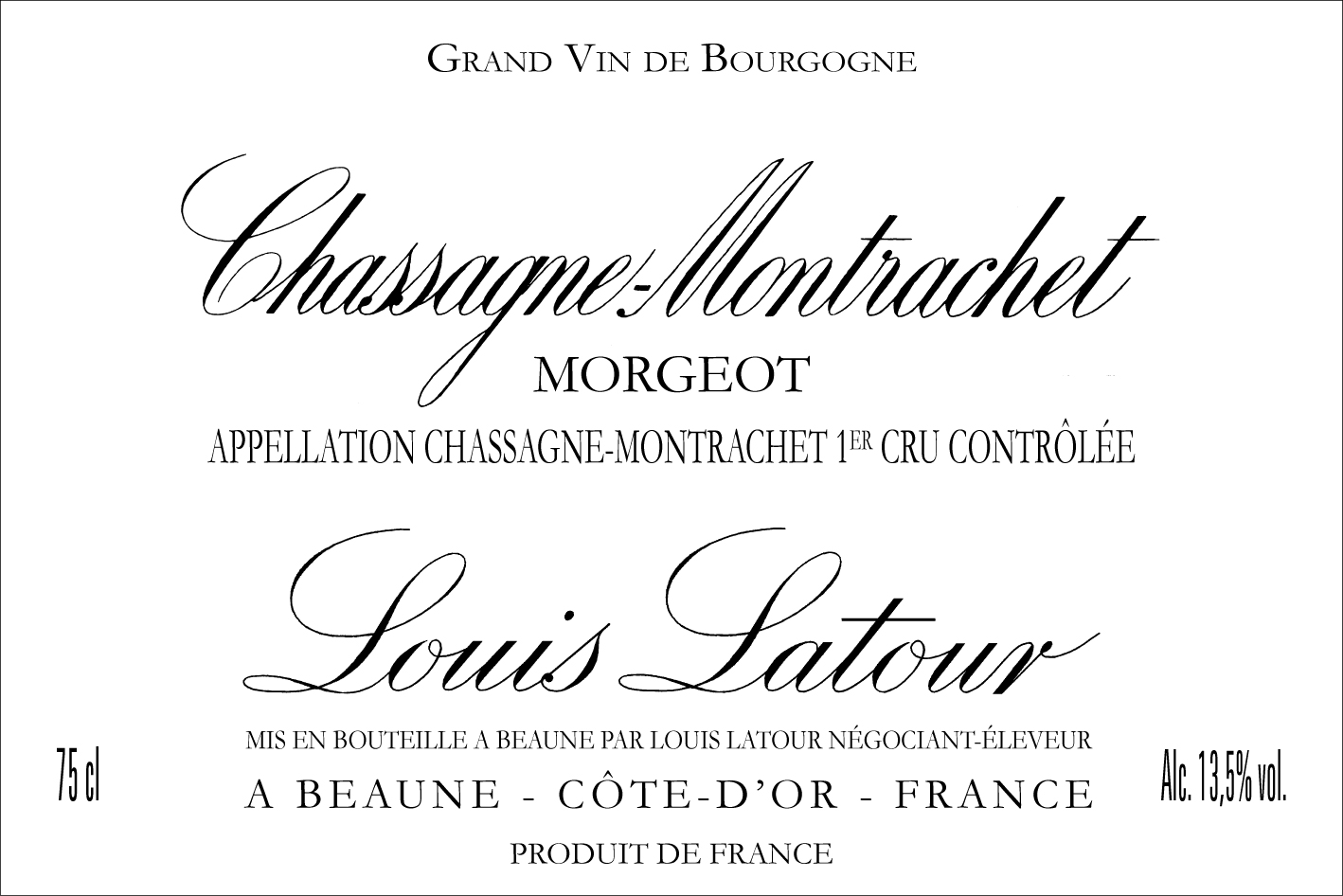 Chassagne-Montrachet 1er Cru 
