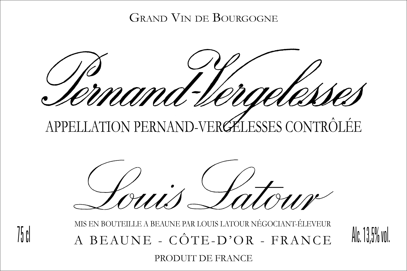Pernand-Vergelesses Rouge - Maison Louis Latour